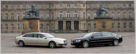 удлиненный автомобиль Audi A8L