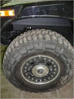 Подкрылки на Hummer H1