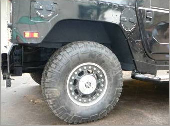 Подкрылки на Hummer H1