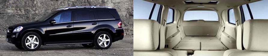 бронированные и не бронированные автомобили Mercedes GL класс
